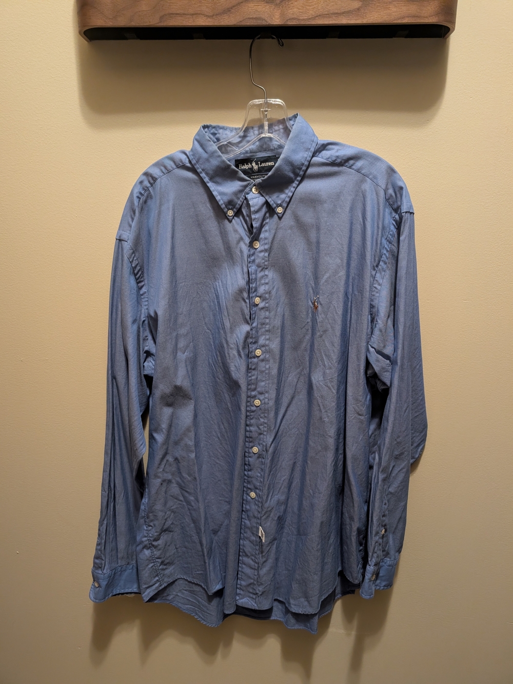 Ralph Lauren Light Blue Long-Sleeve Button-Down Shirt